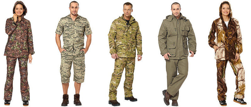 Specialūs drabužiai miškui