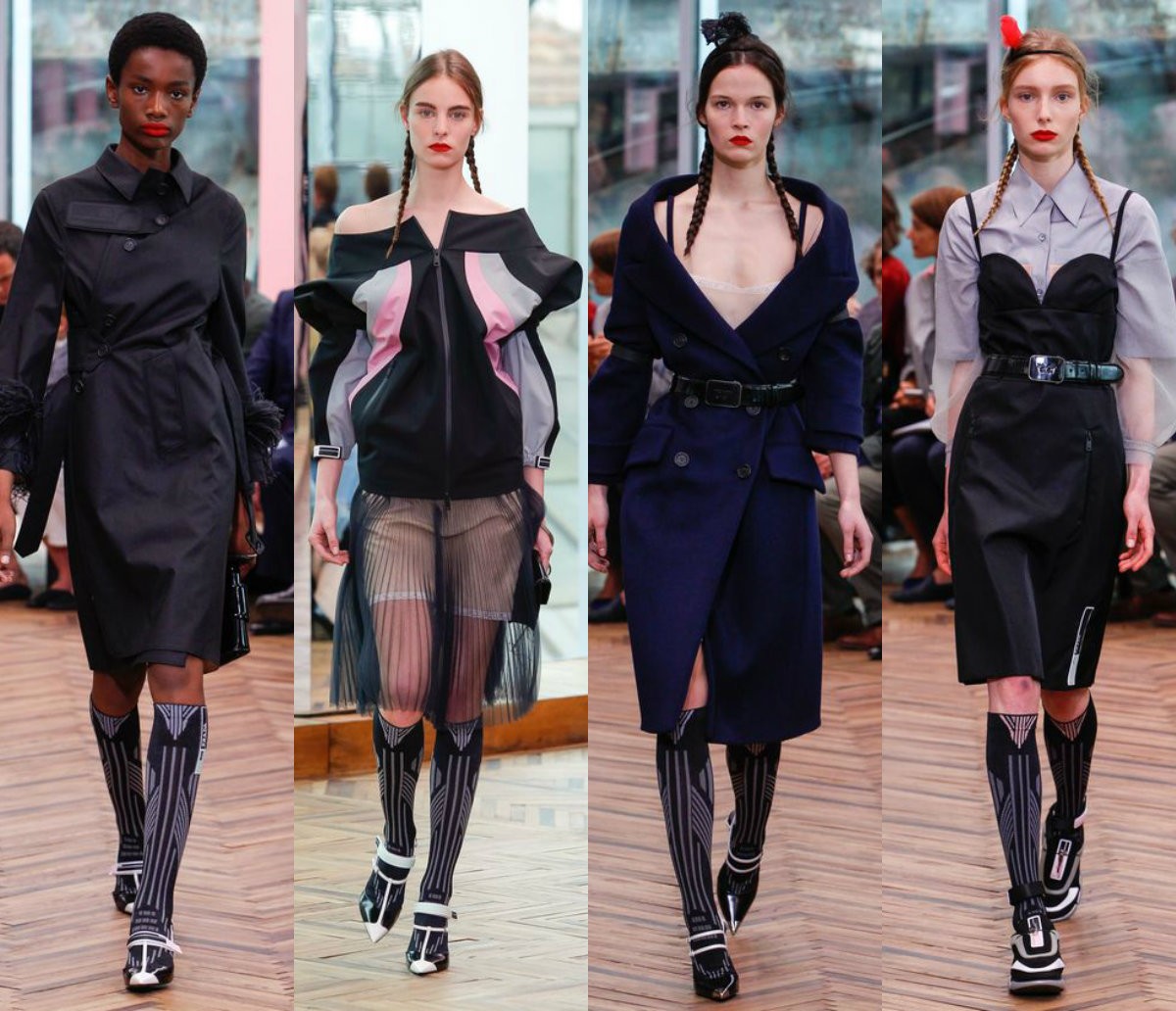„Prada“ pavasario moteriškų drabužių kolekcija