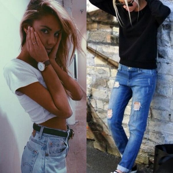 Lengvai skalbti „boyfriend“ stiliaus džinsai