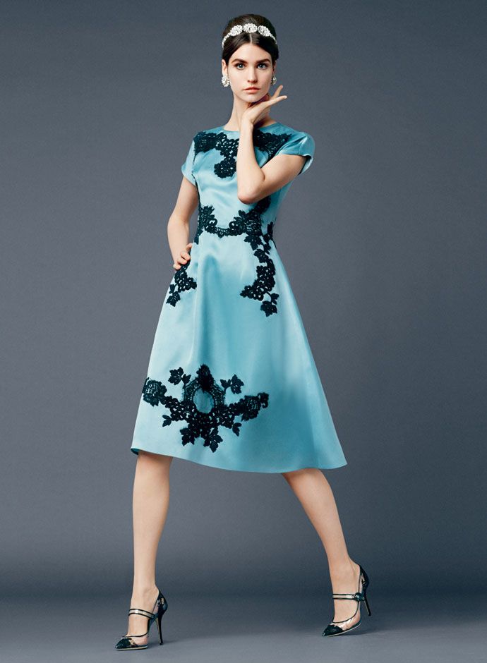 Mėlyna „Dolce & Gabbana“ suknelė