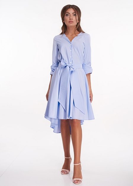 Rochie albastră din bumbac