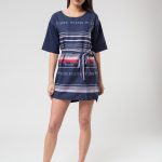 Rochie scurtă de damă cu model frontal