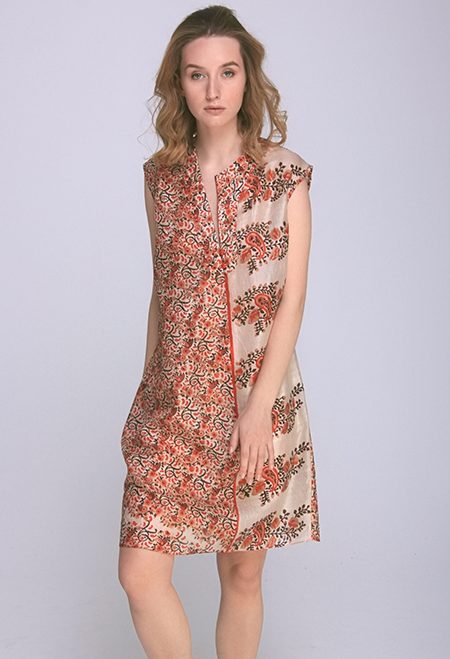 Rochie ușoară de vară din mătase naturală indiană