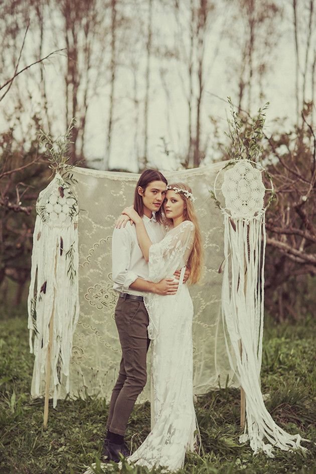 Boho vestuvės