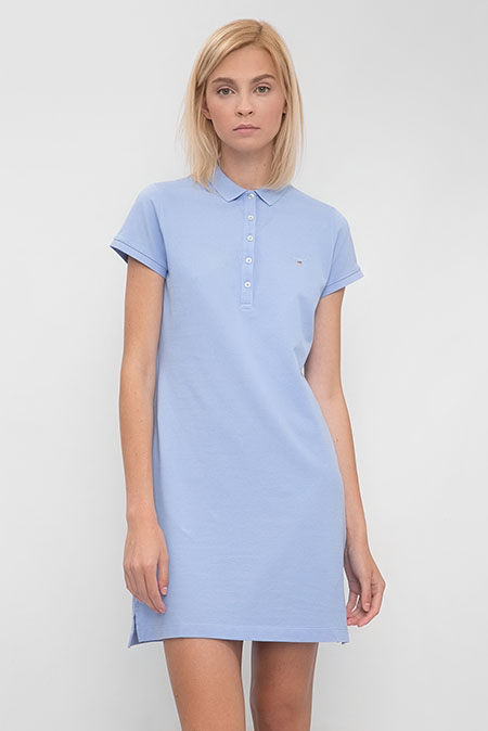 Rochie polo albastră pentru femei